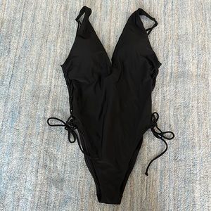 Sexy black one piece